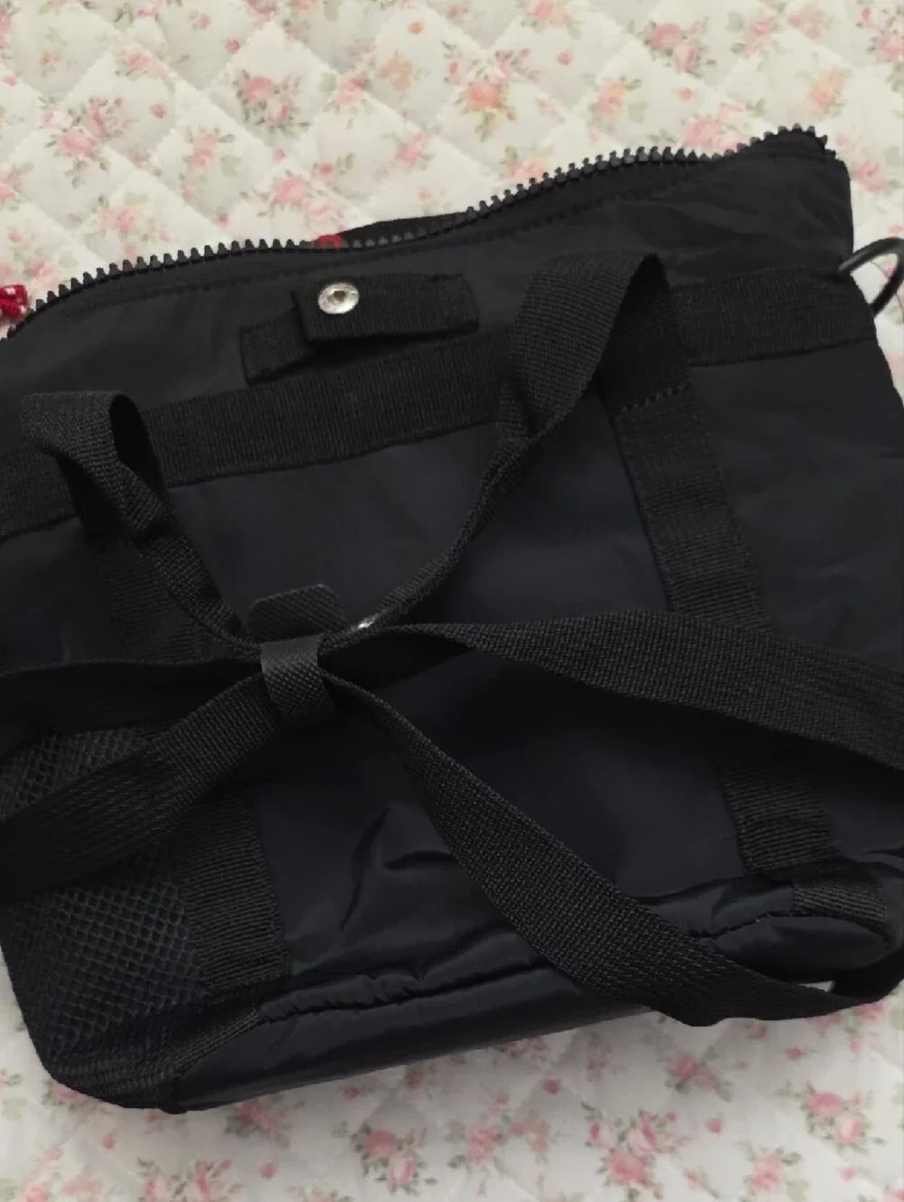 Jordan Black MINI Messenger Bag with Bottle Pocket